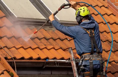 Démoussage et hydrofuge de toiture à Teillé